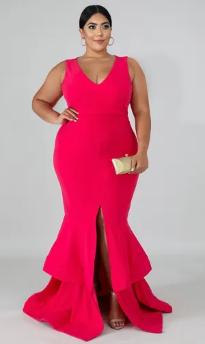 Rexi Split & Swirl Dress