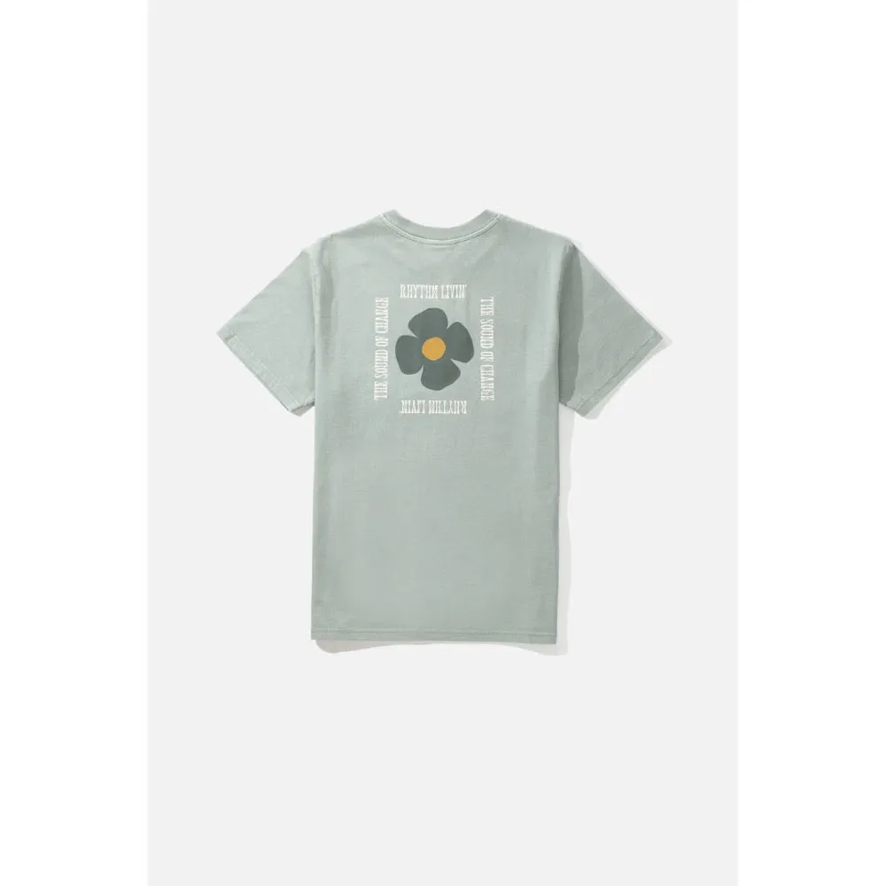 RHYTHM IN BLOOM VINTAGE T-SHIRT SEAFOAM