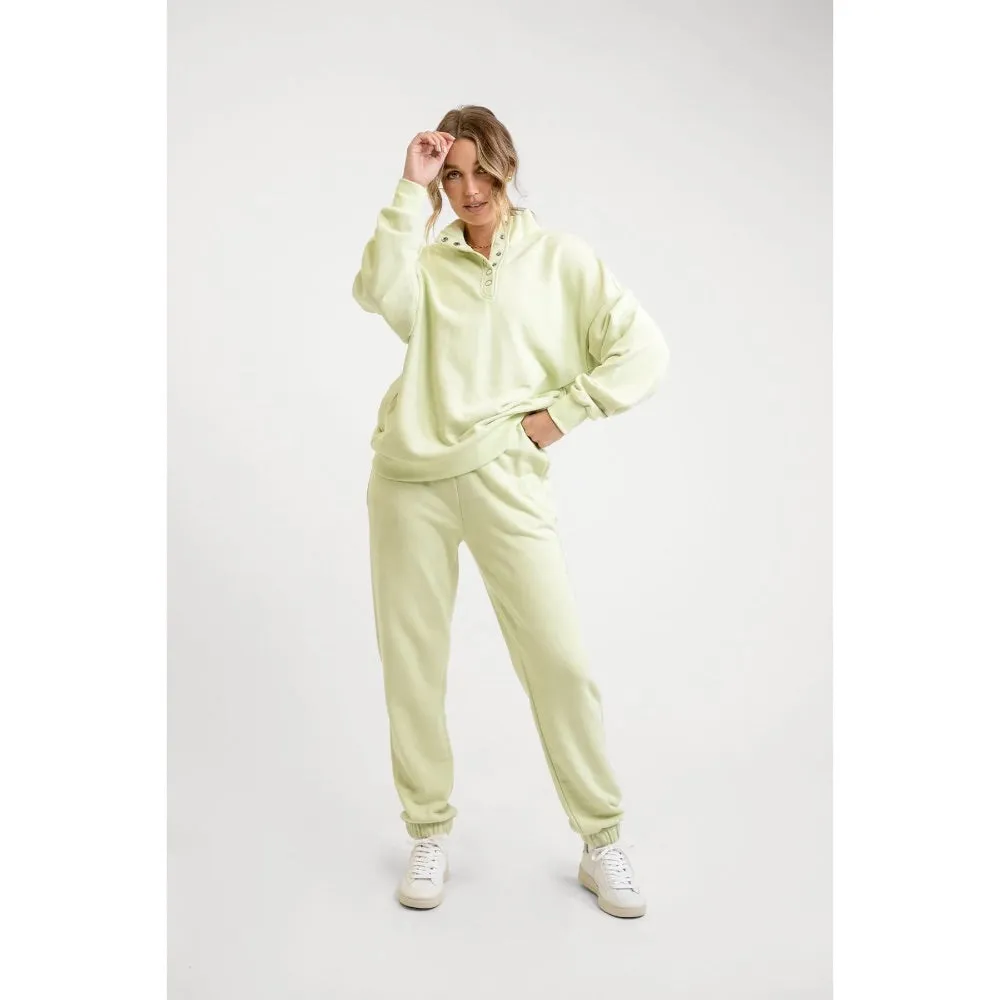 RHYTHM LAIDBACK SNAP FRONT FLEECE APPLE