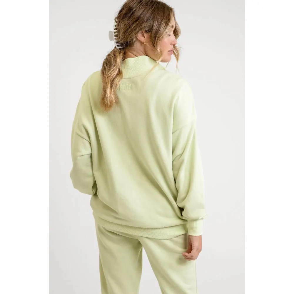 RHYTHM LAIDBACK SNAP FRONT FLEECE APPLE