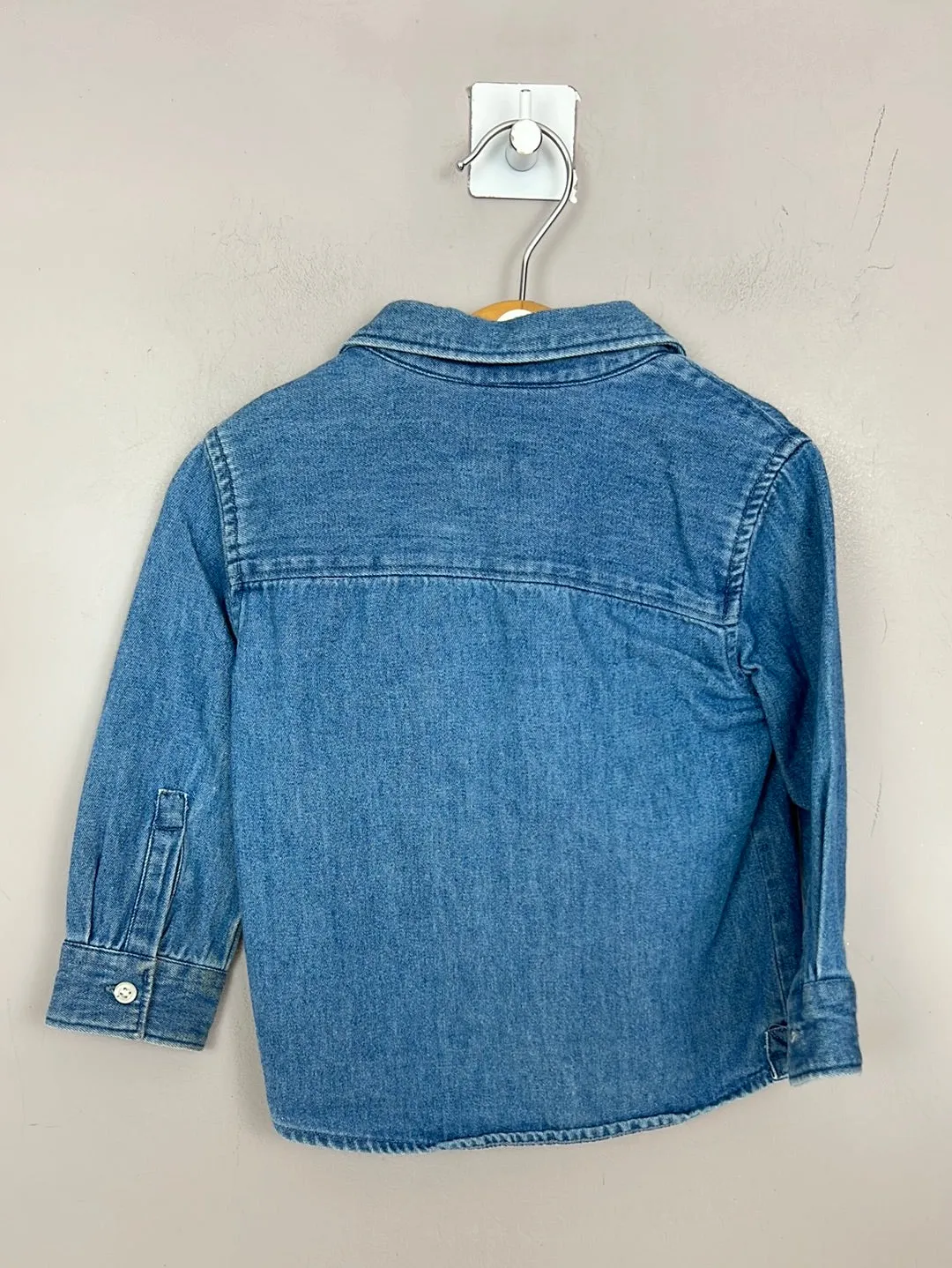 River Island denim shirt 9-12m