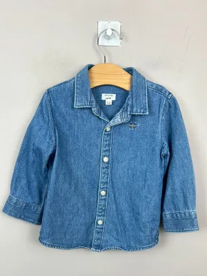 River Island denim shirt 9-12m