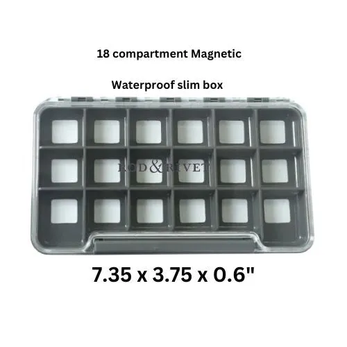 Rod & Rivet Magnetic Fly Box 18 Comp.