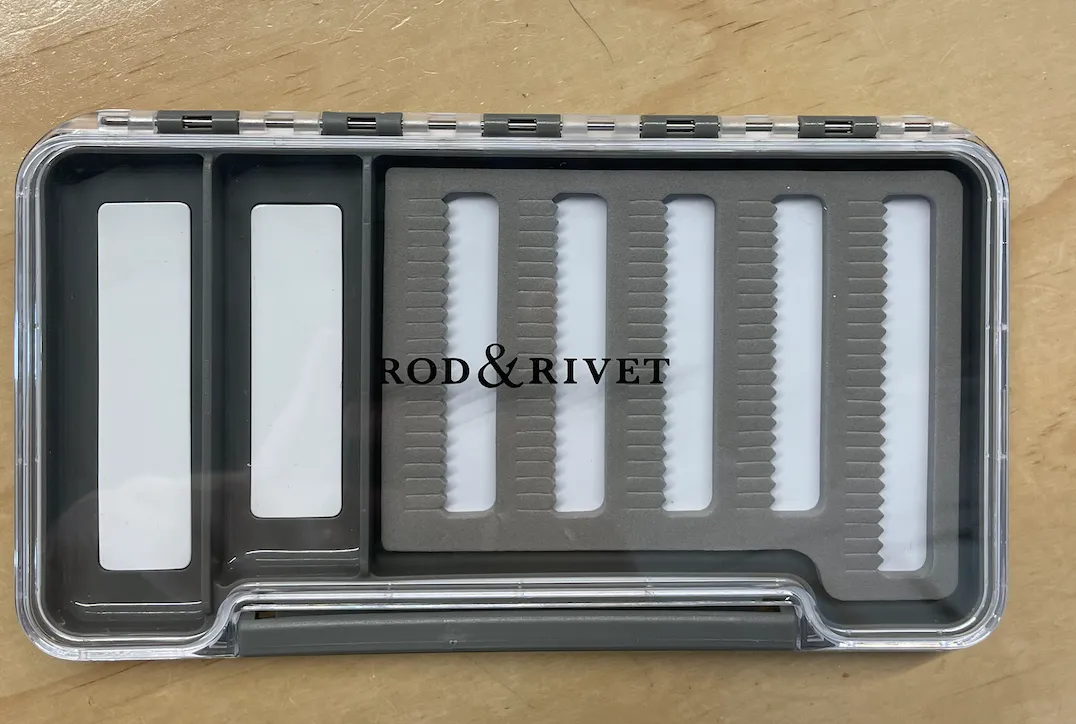 Rod and Rivet Waterproof Slim Foam and Magnet Fly Box