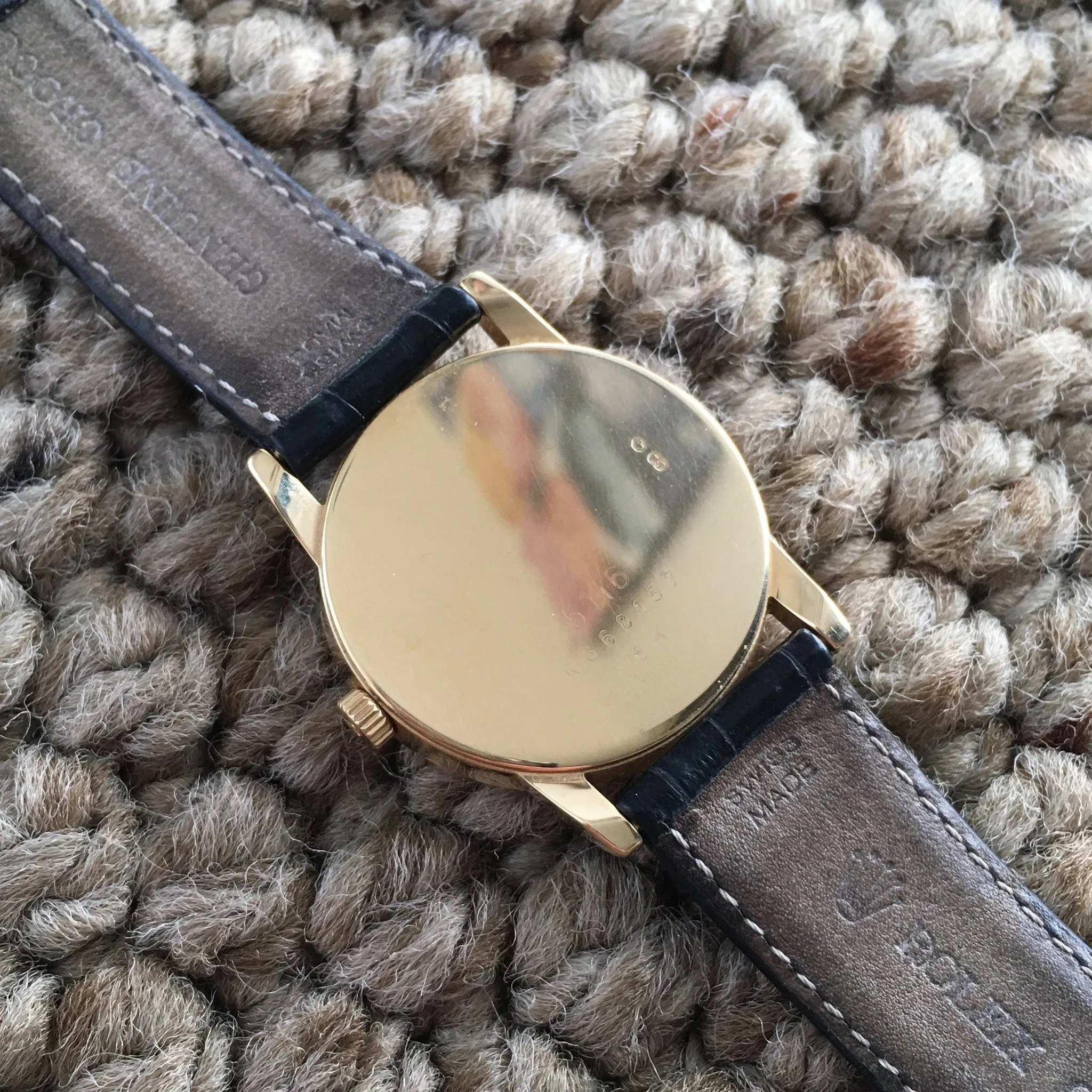 Rolex Cellini 5116 Jubilee Manual Wind 18K Yellow Gold "K" Serial 2001 Wristwatch