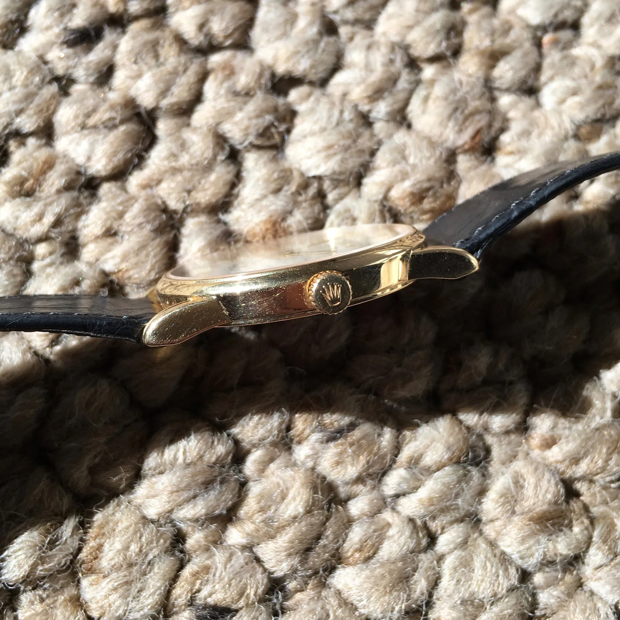 Rolex Cellini 5116 Jubilee Manual Wind 18K Yellow Gold "K" Serial 2001 Wristwatch