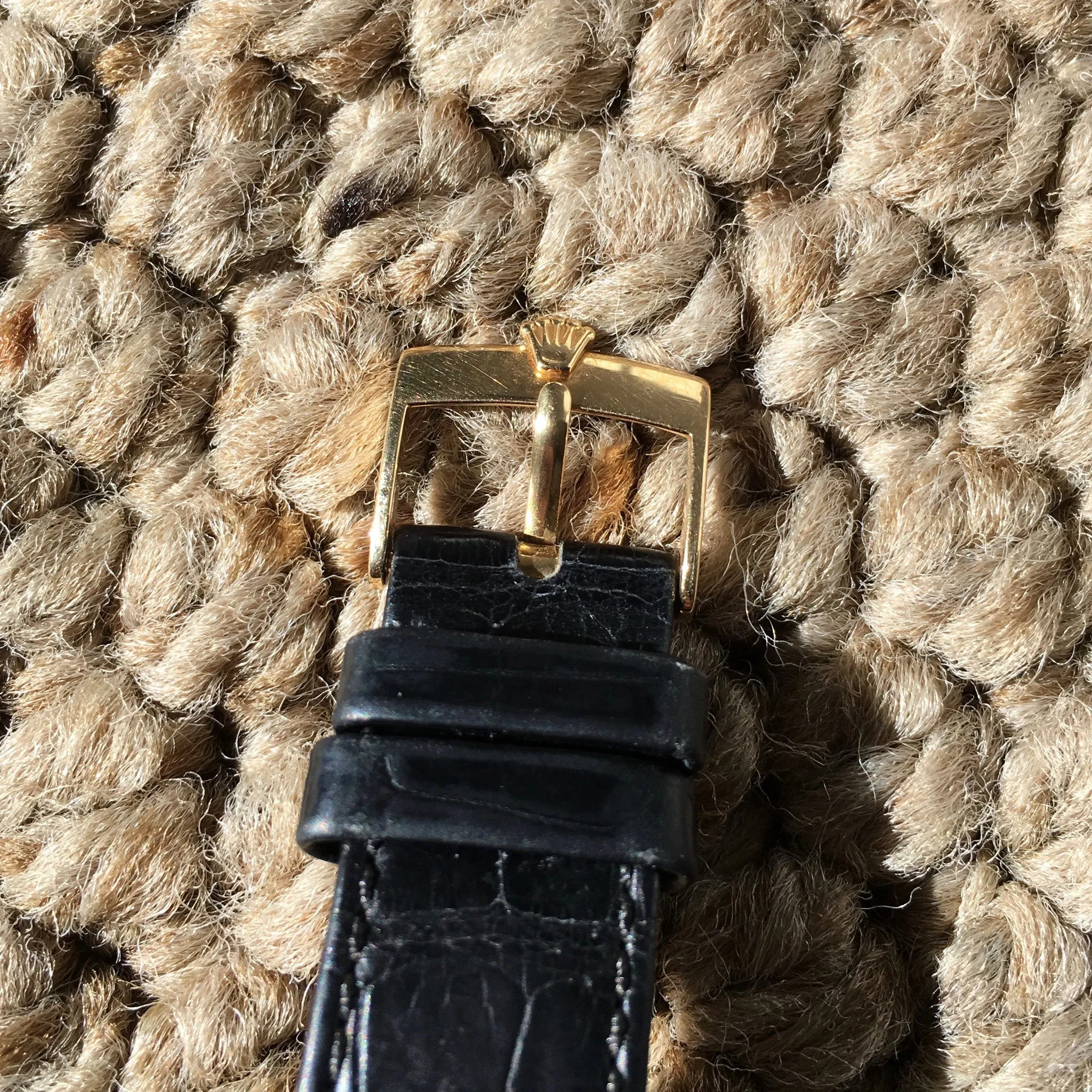 Rolex Cellini 5116 Jubilee Manual Wind 18K Yellow Gold "K" Serial 2001 Wristwatch