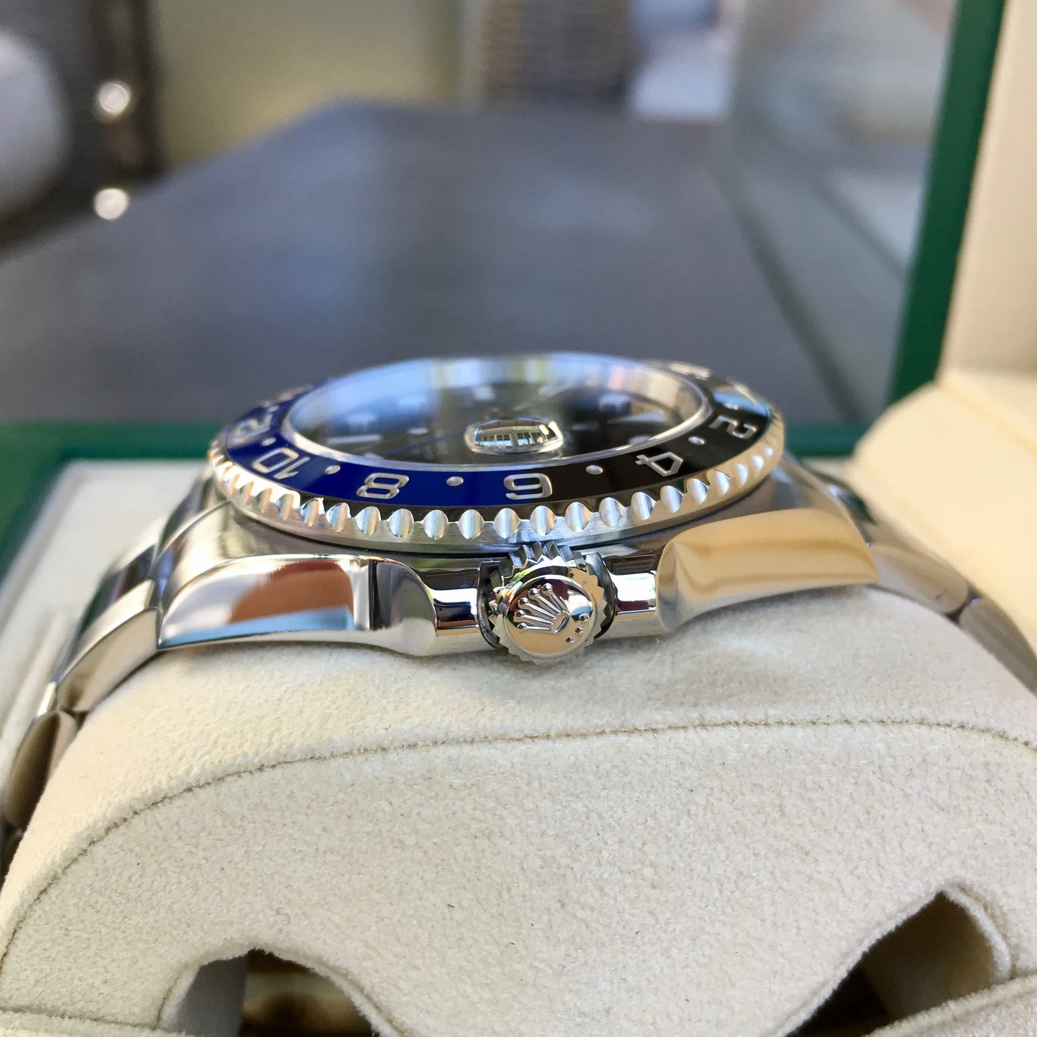 Rolex GMT Master II 116710 BLNR Batman Ceramic Steel Automatic Watch Box Papers