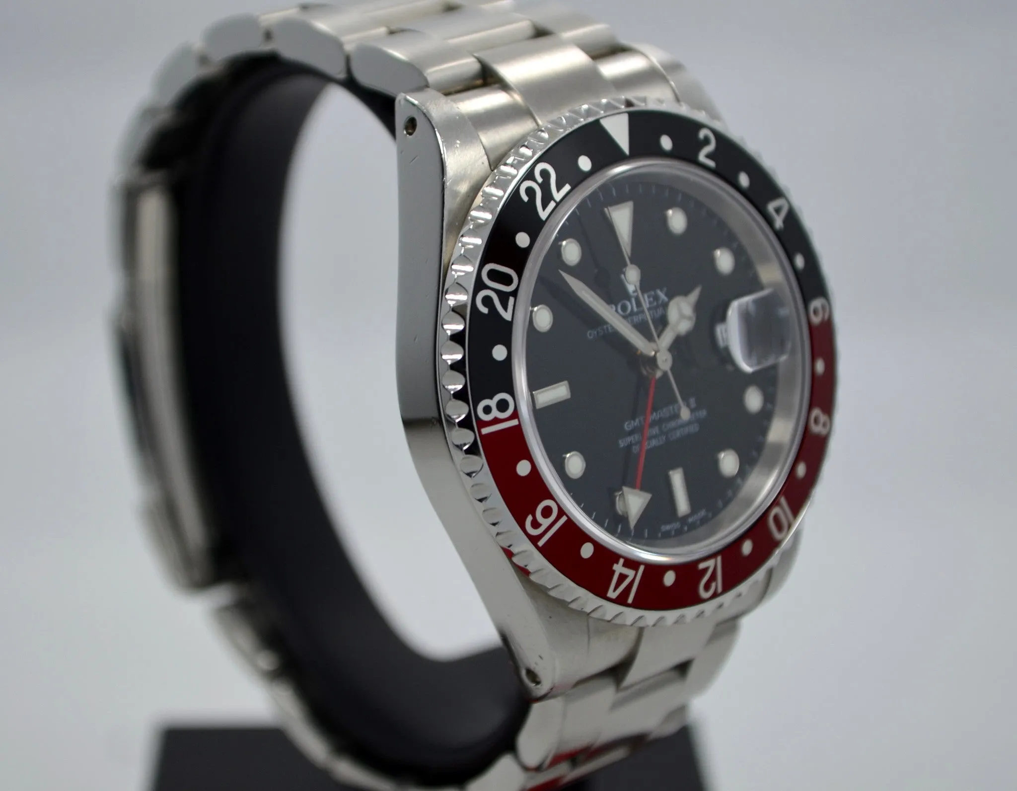 Rolex GMT Master II 16710 Stainless Steel Coke Automatic Wristwatch "Y" Series