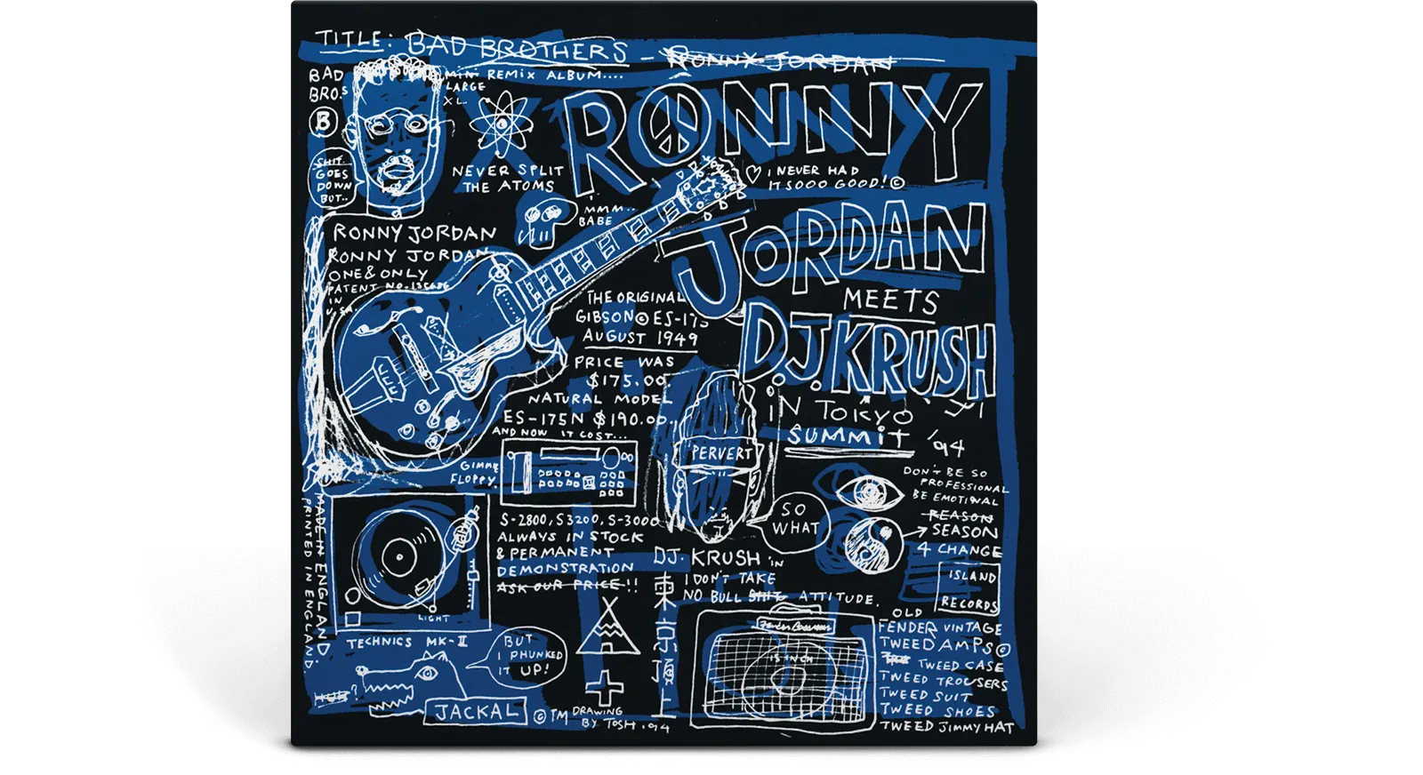 Ronny Jordan Meets DJ Krush  : Bad Brothers (Teal Vinyl)