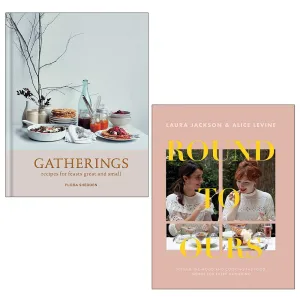 Round to Ours, Gatherings [HB] 2 Collection With Gift Journal - Setting the mood and cooking the food, recipes for feasts great and small