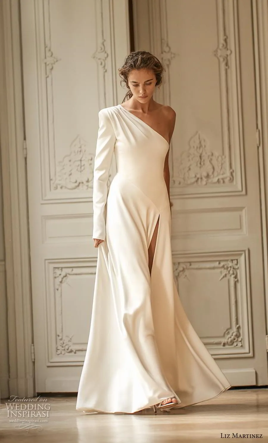Roycebridal Elegant One Shoulder Wedding Dresses