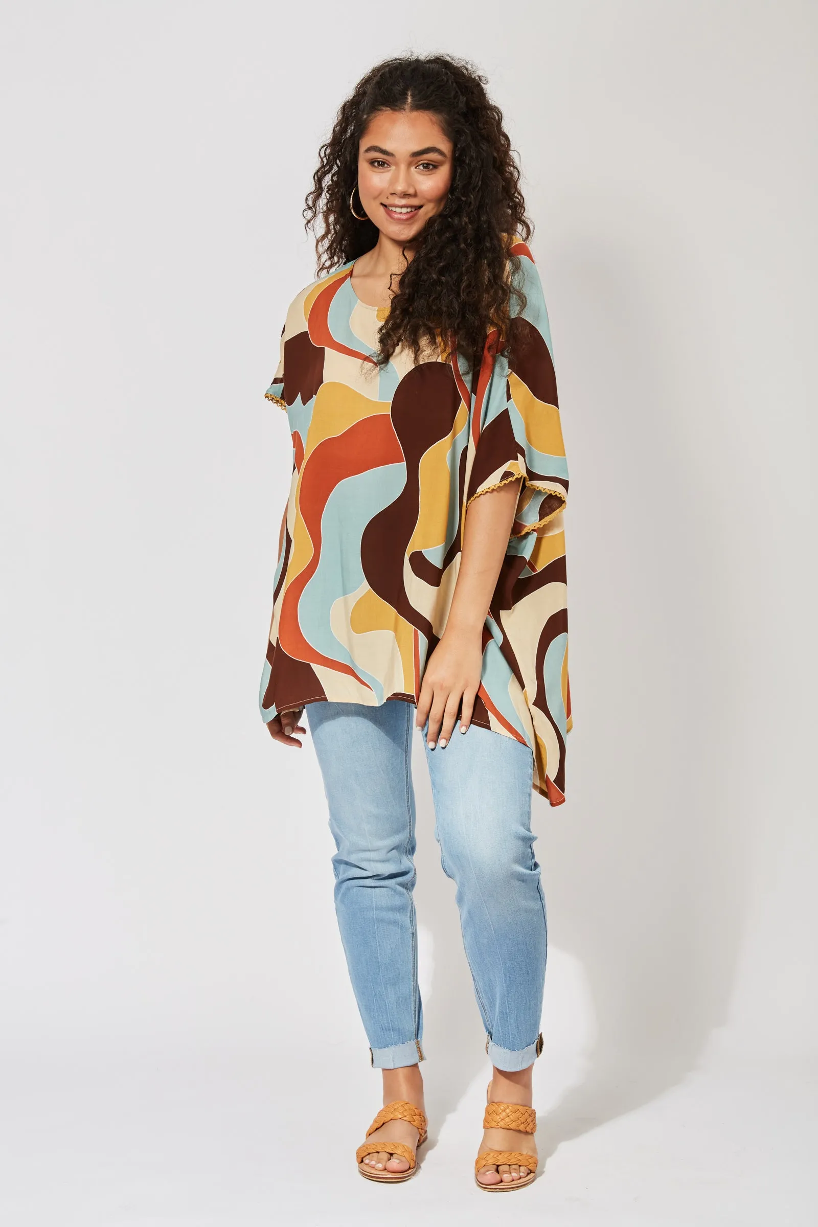 Saba Asymetric top in Pucci by Haven 7756704