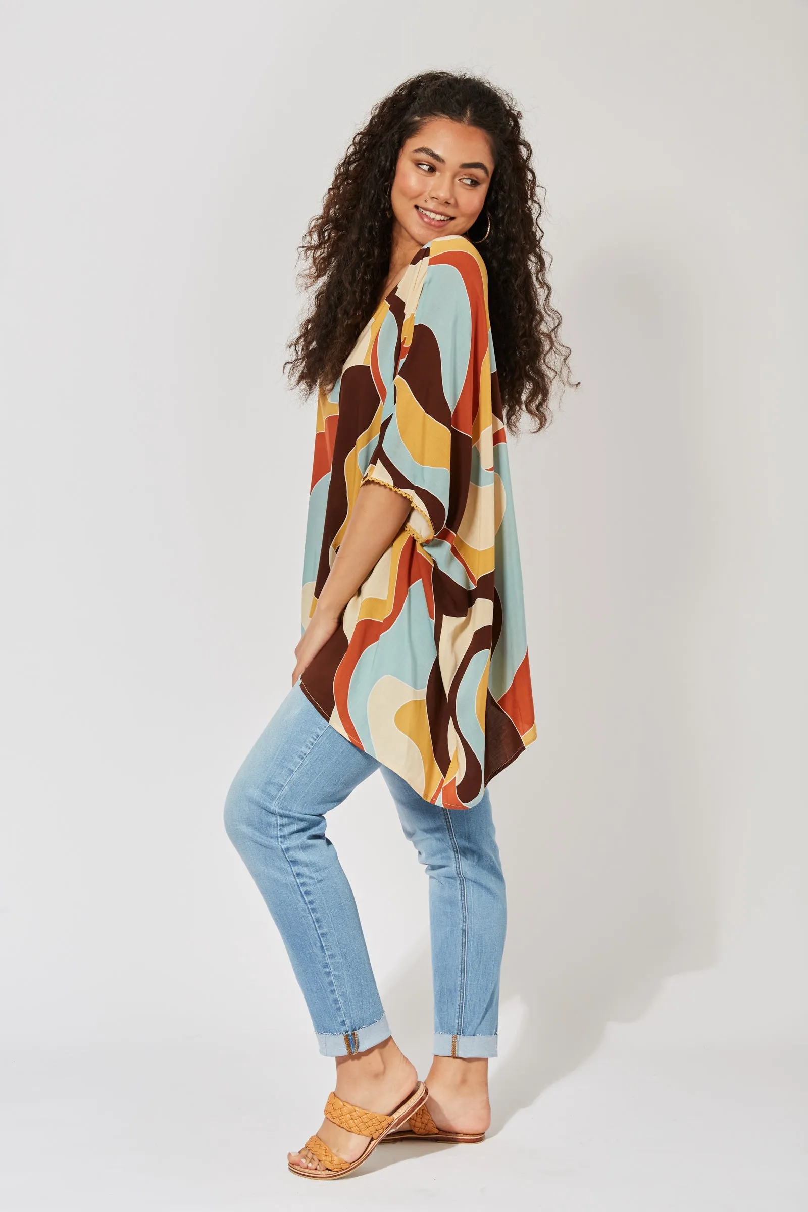 Saba Asymetric top in Pucci by Haven 7756704