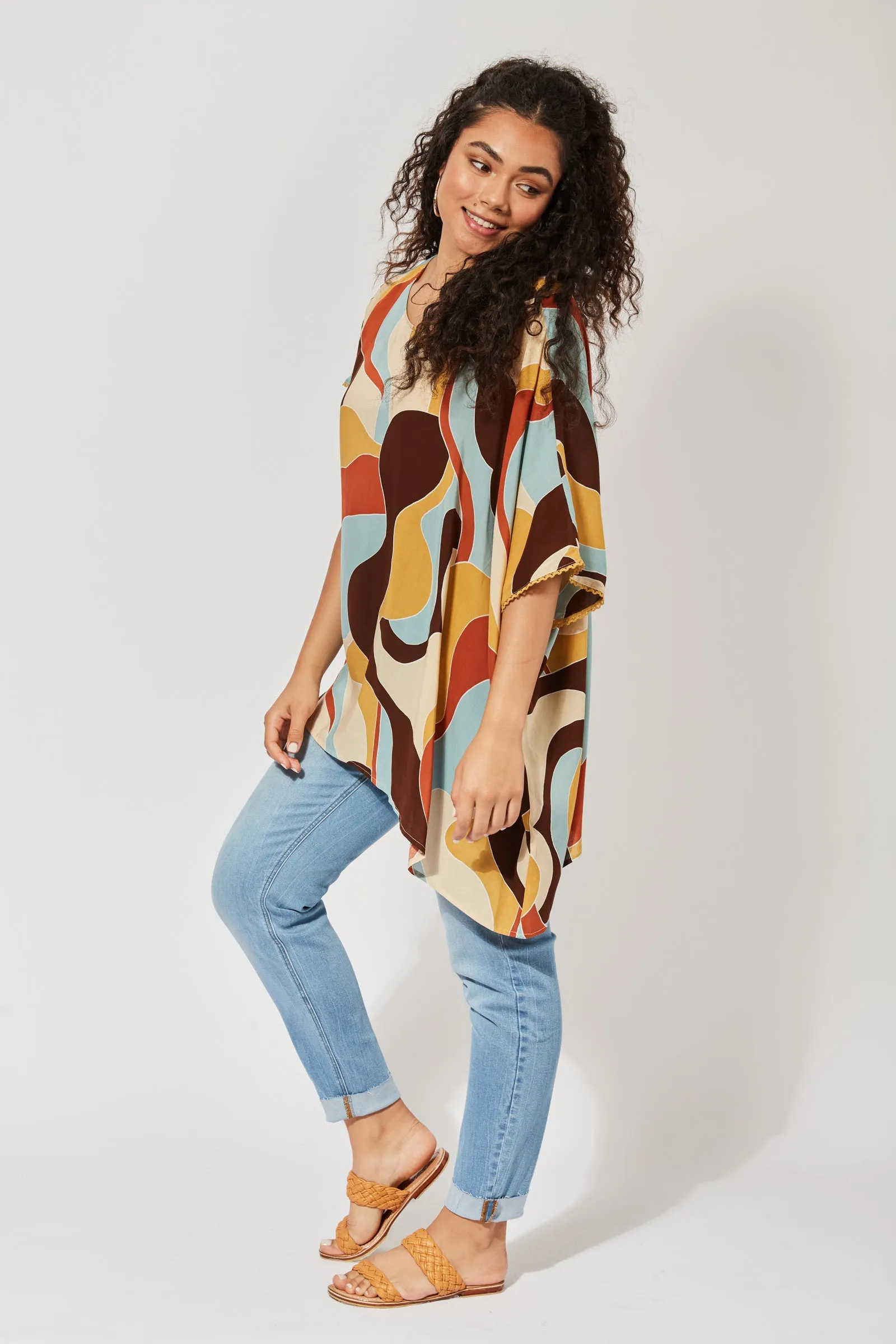 Saba Asymetric top in Pucci by Haven 7756704