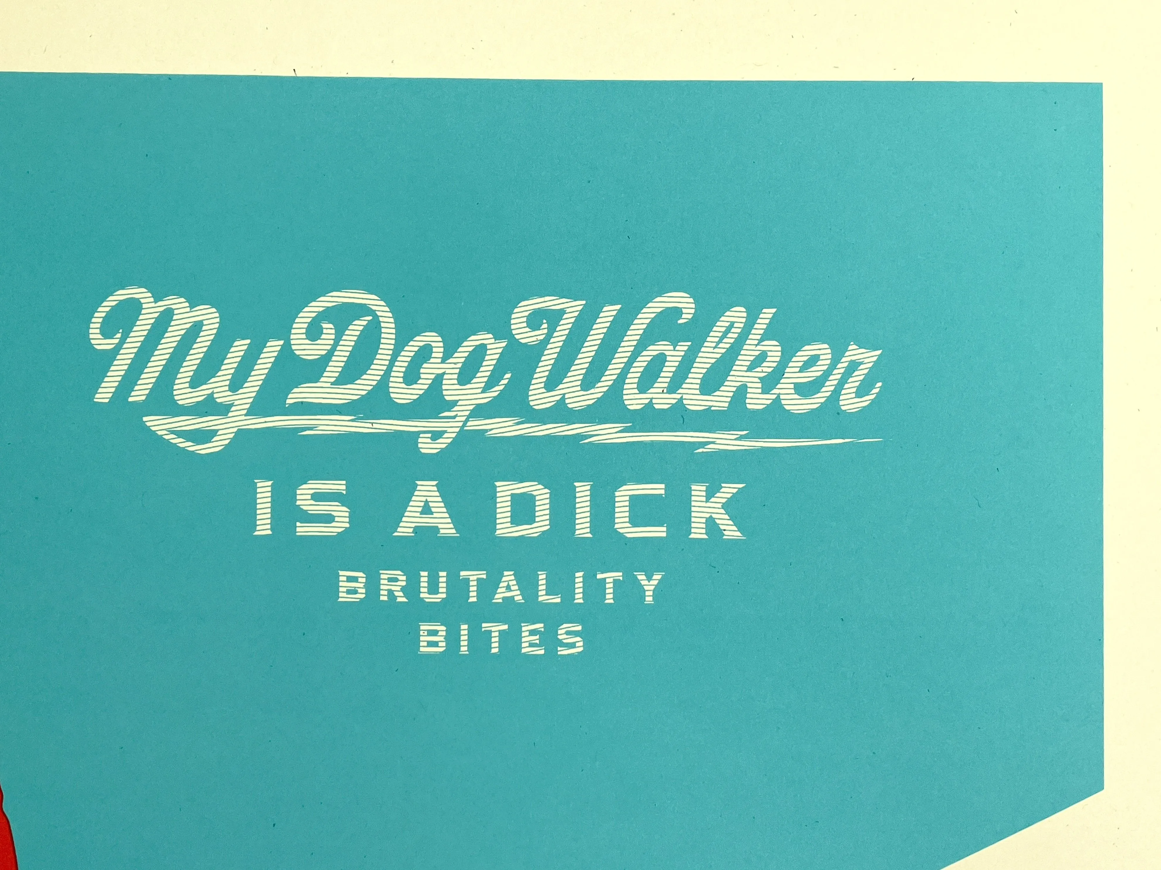 Sadistic Dog Walker (Blue)