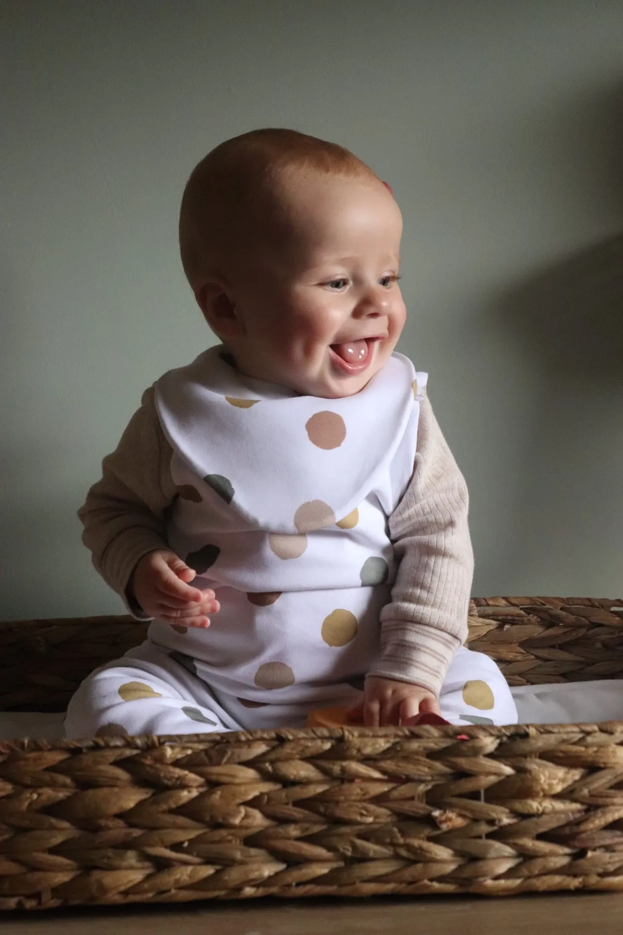 Safari Spots Waterproof Dribble Bib