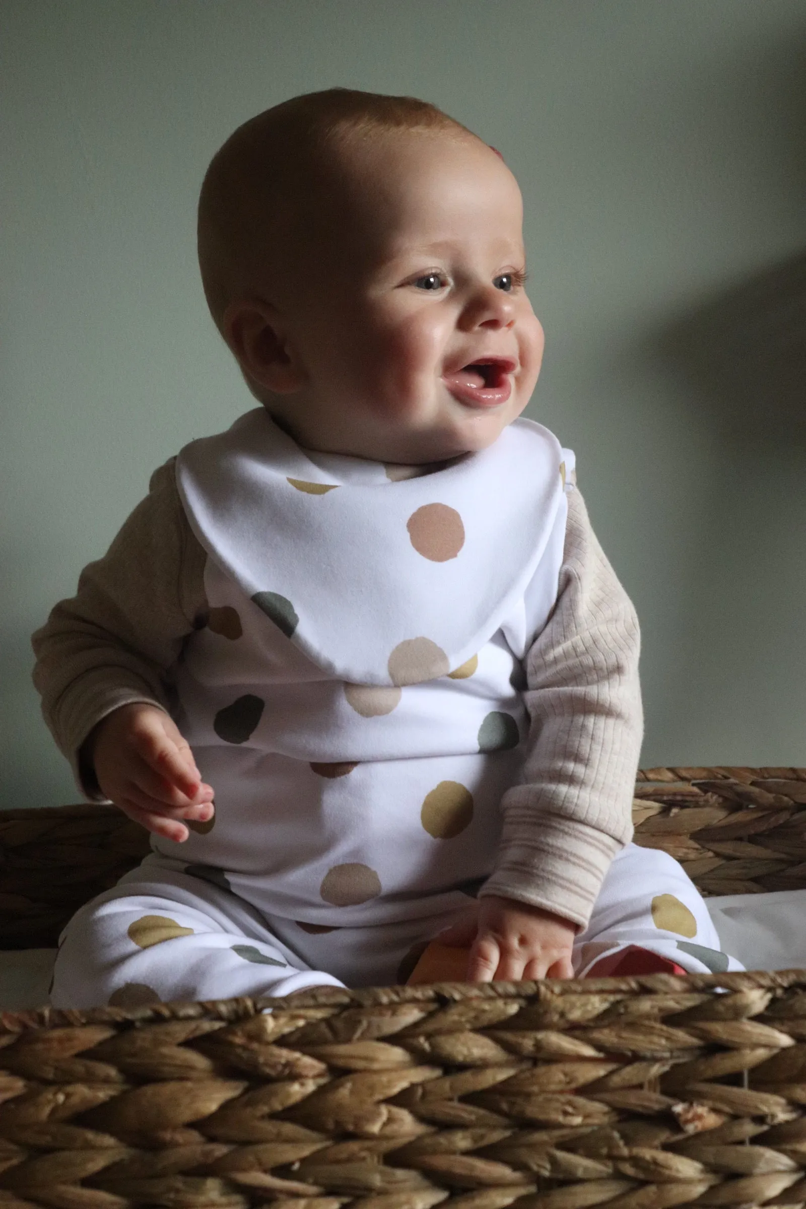 Safari Spots Waterproof Dribble Bib