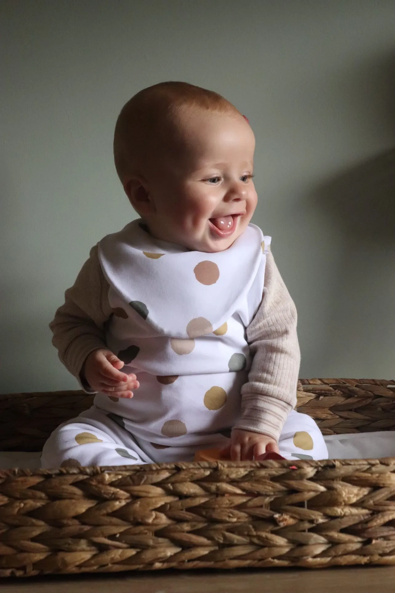 Safari Spots Waterproof Dribble Bib