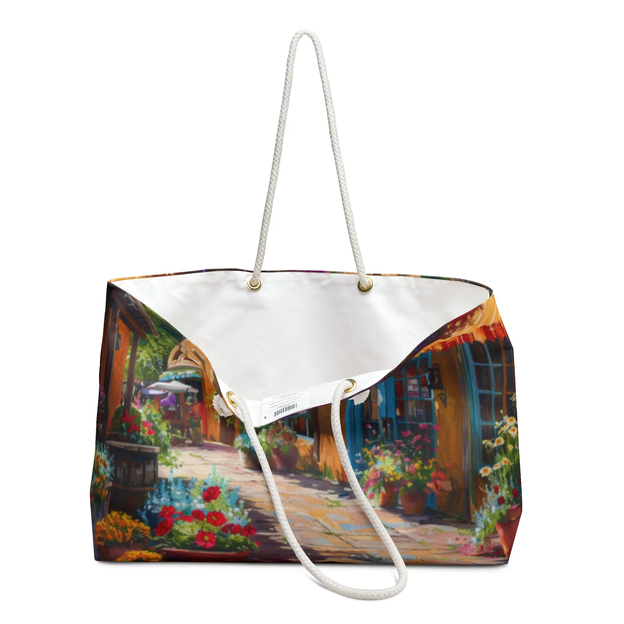 Santa Fe Sq Flowers 2 Weekender Bag