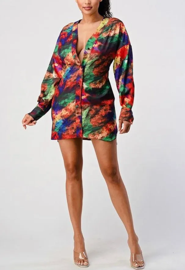 Sassy Multi-colored Dress