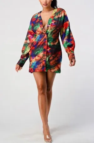 Sassy Multi-colored Dress