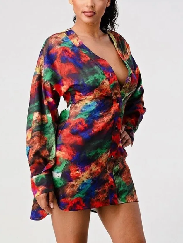 Sassy Multi-colored Dress