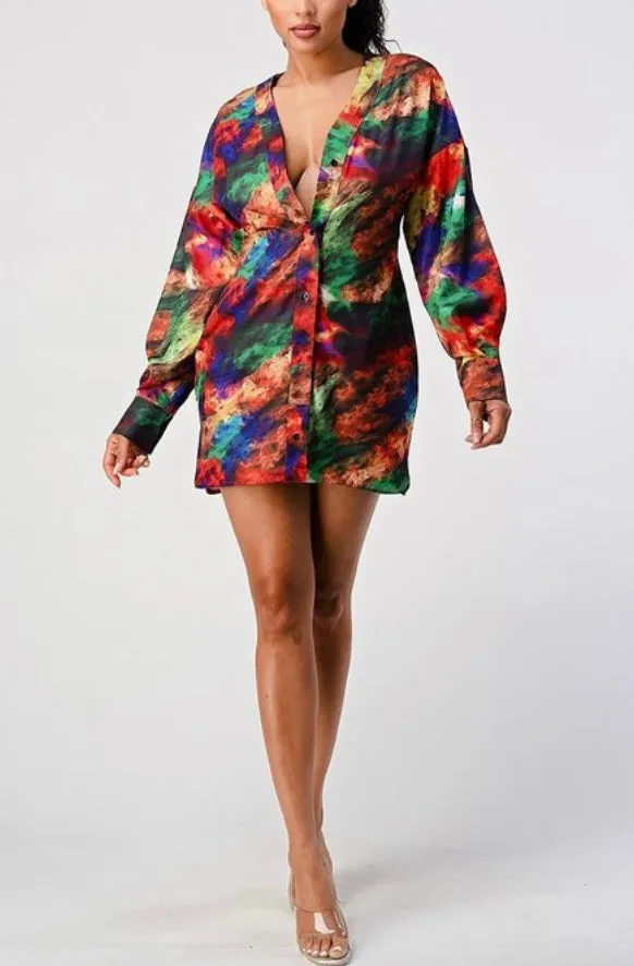 Sassy Multi-colored Dress