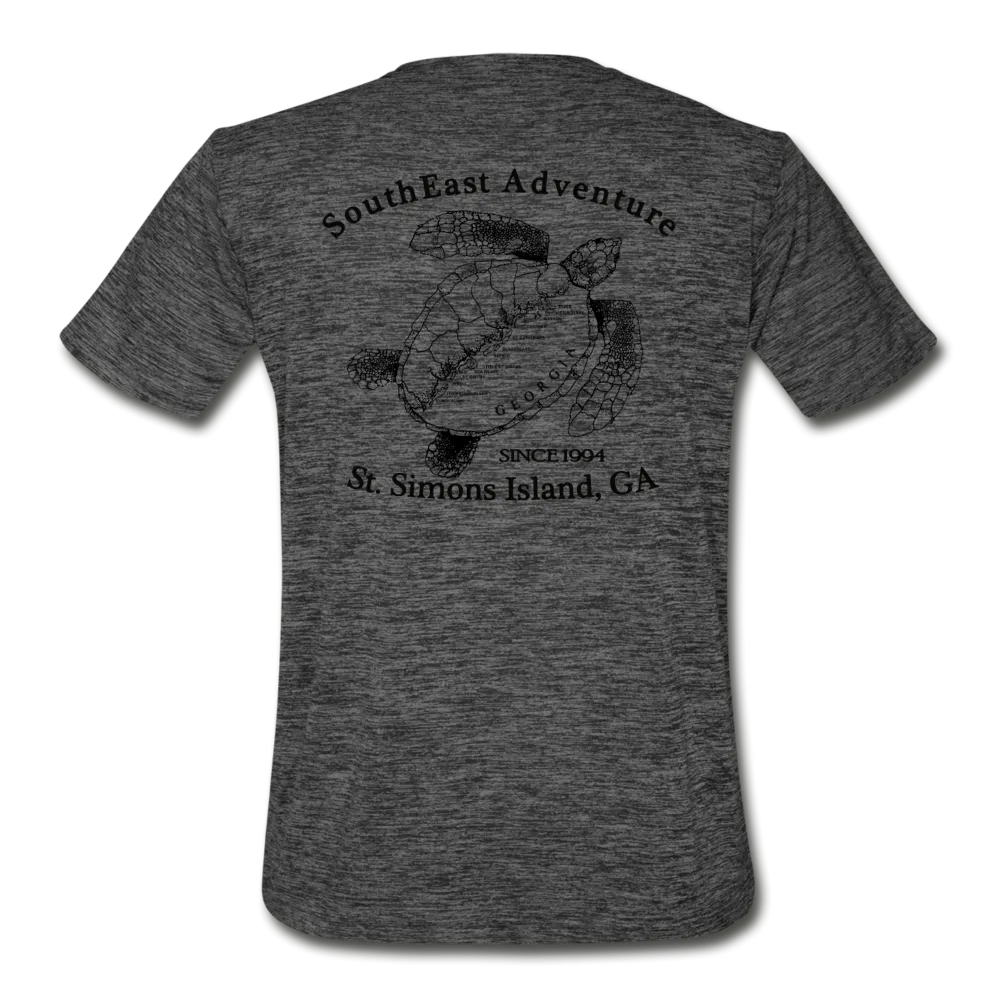 SEA Turtle Logo Men’s Moisture Wicking Performance T-Shirt