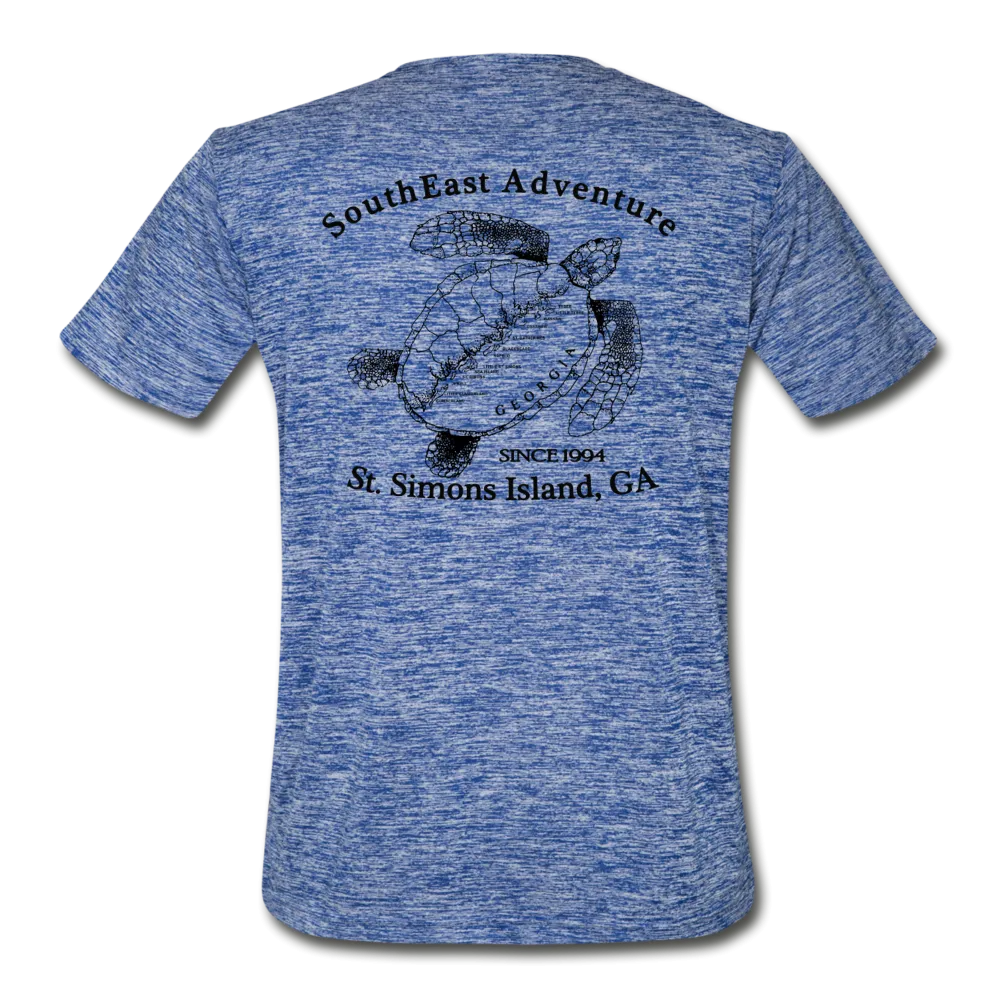 SEA Turtle Logo Men’s Moisture Wicking Performance T-Shirt