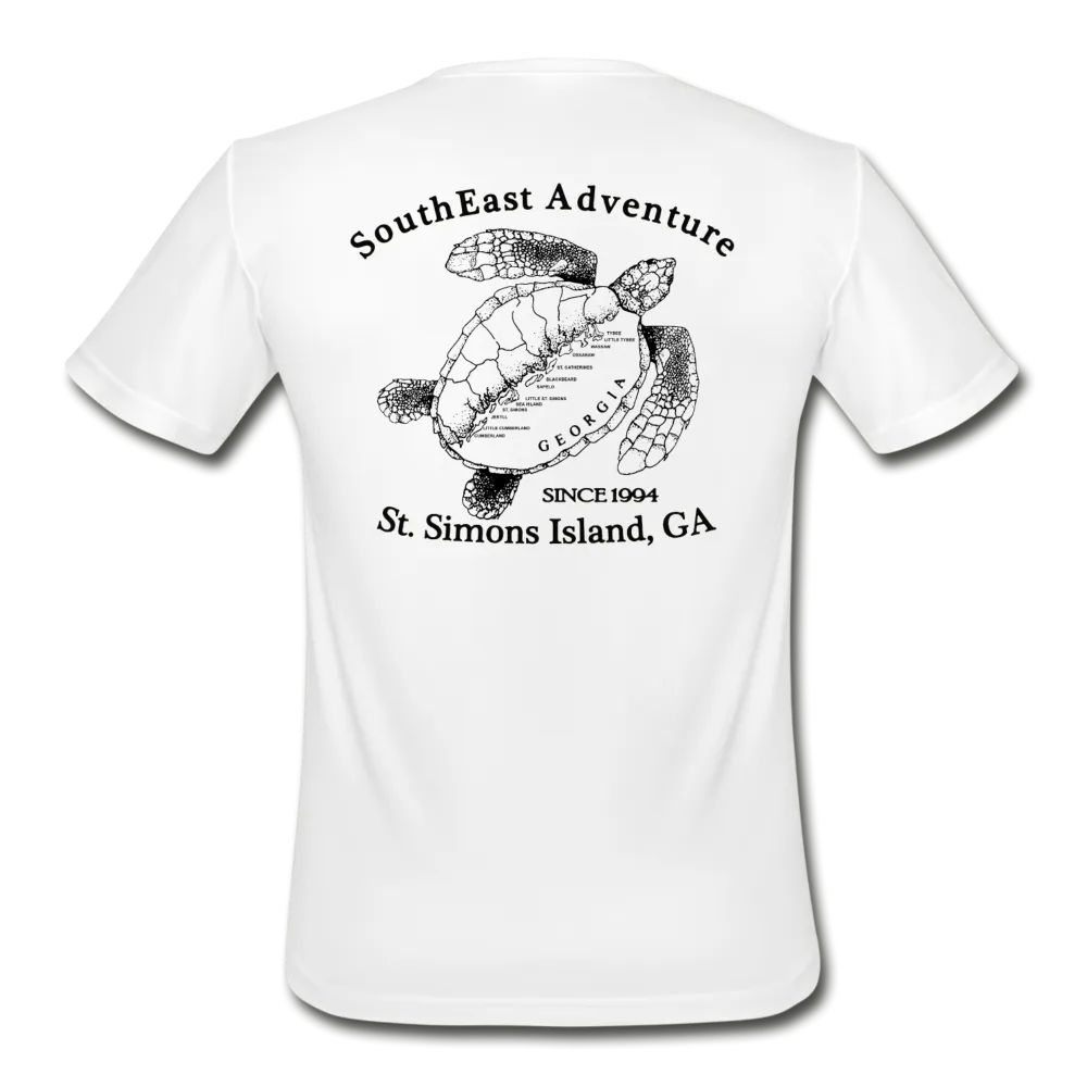 SEA Turtle Logo Men’s Moisture Wicking Performance T-Shirt