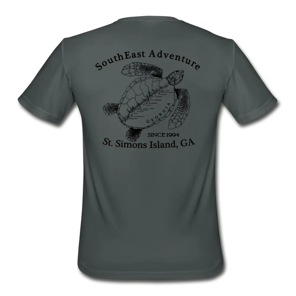 SEA Turtle Logo Men’s Moisture Wicking Performance T-Shirt