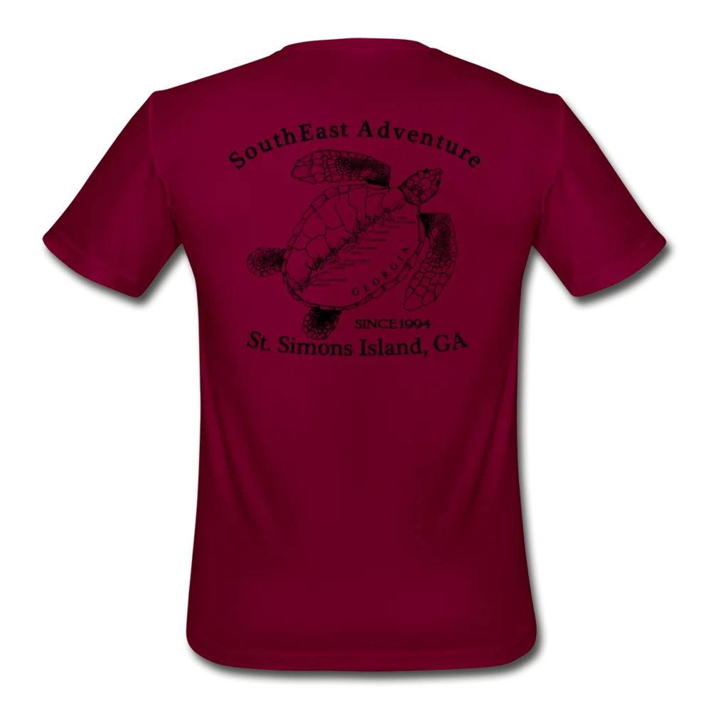 SEA Turtle Logo Men’s Moisture Wicking Performance T-Shirt