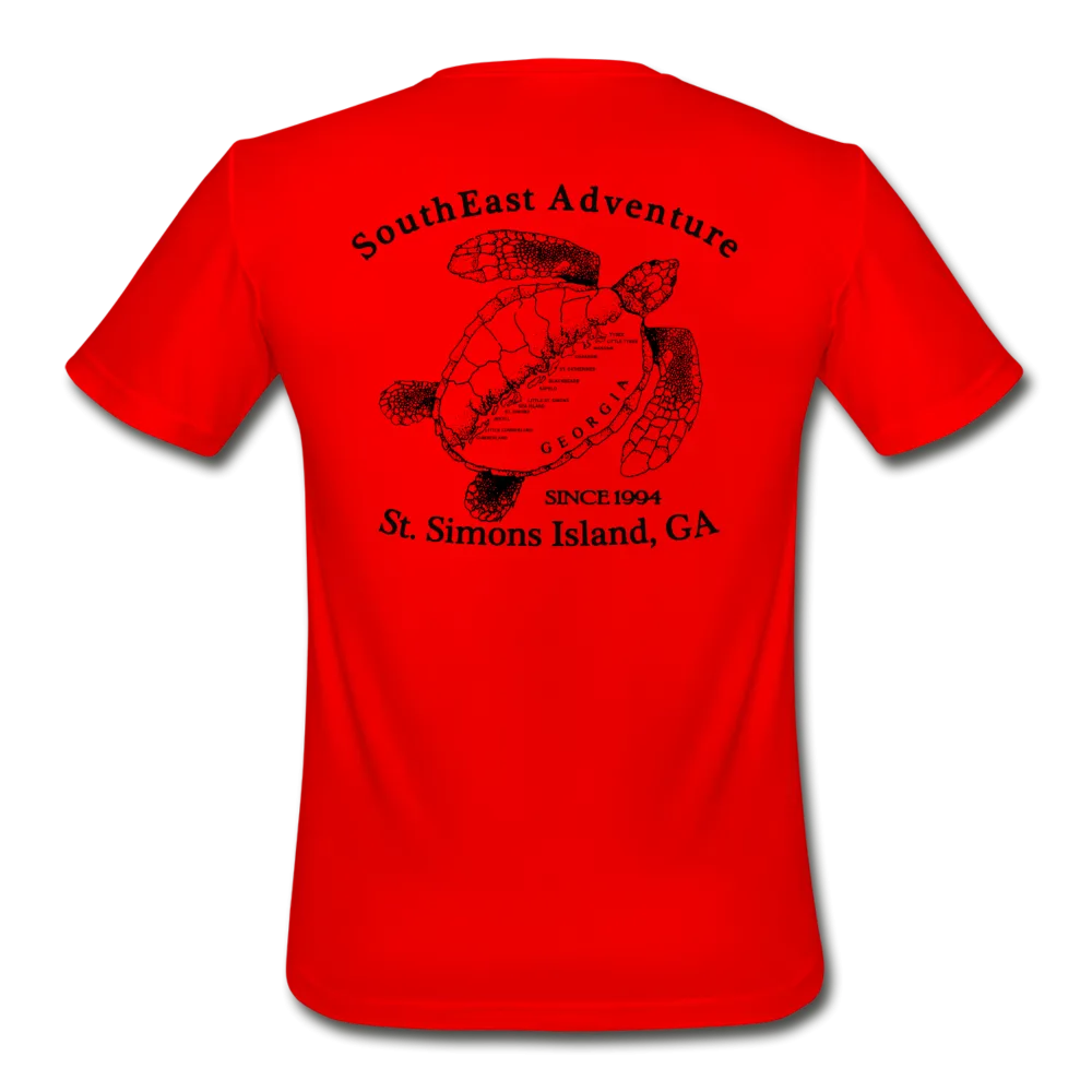 SEA Turtle Logo Men’s Moisture Wicking Performance T-Shirt