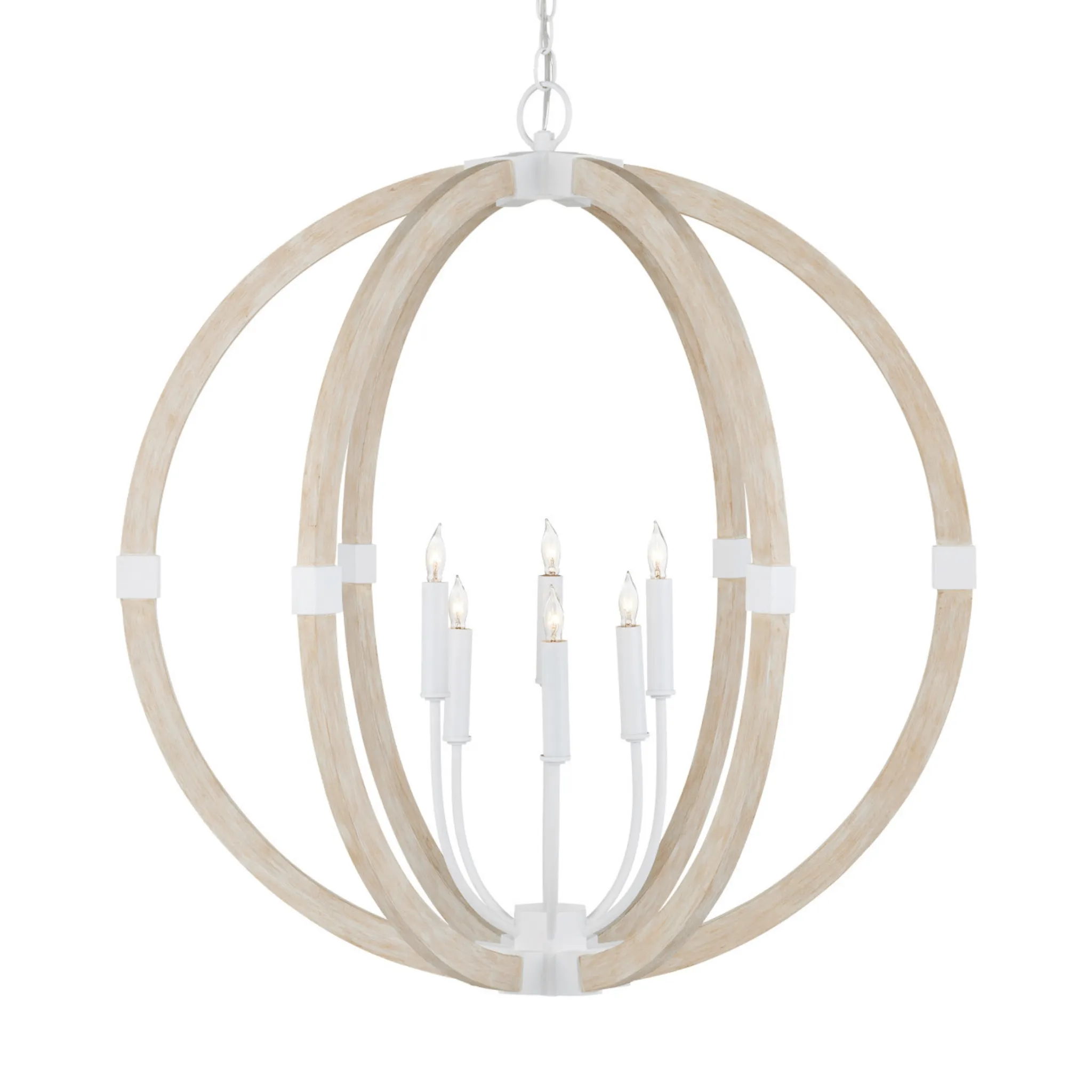 Sebastian Sandstone Orb Chandelier