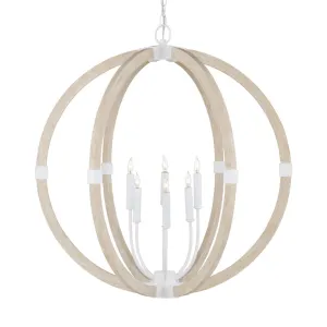 Sebastian Sandstone Orb Chandelier