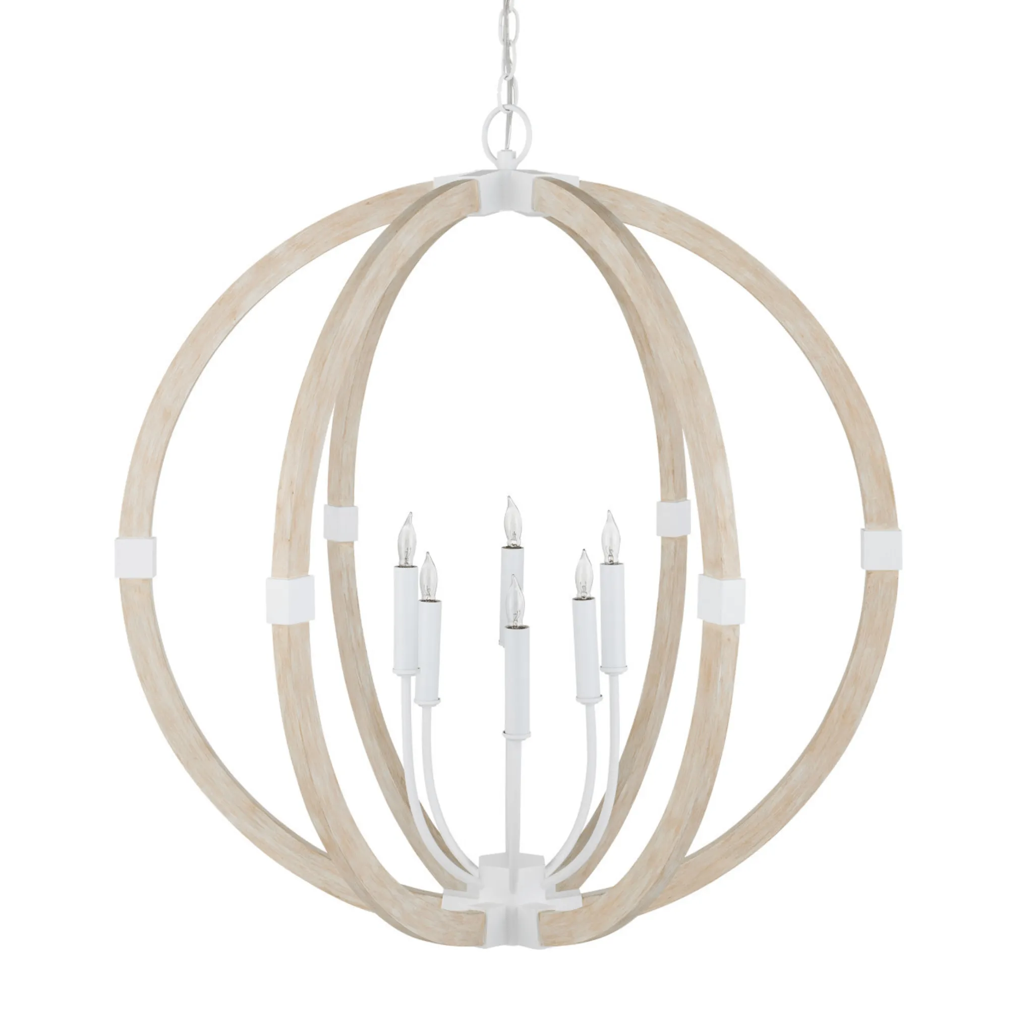 Sebastian Sandstone Orb Chandelier