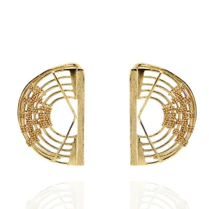 SEMI ORB EAR CUFF EARRINGS