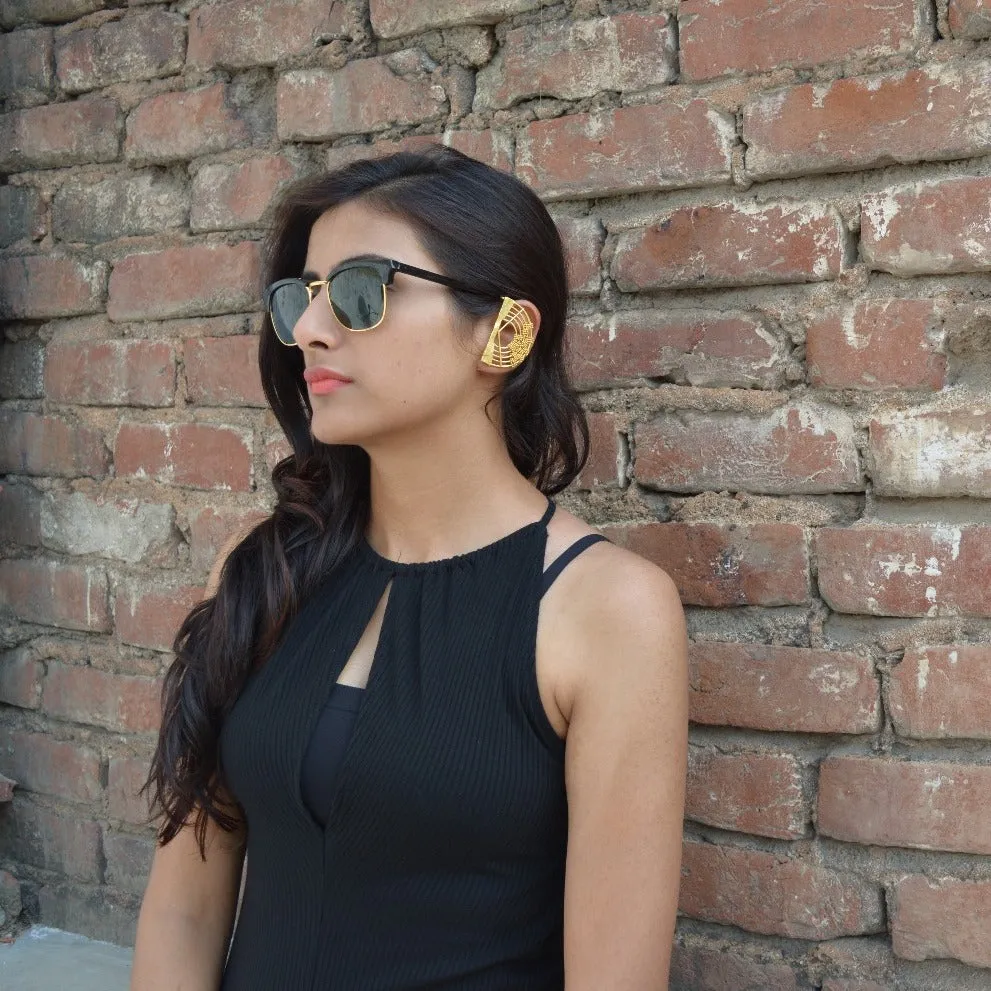 SEMI ORB EAR CUFF EARRINGS