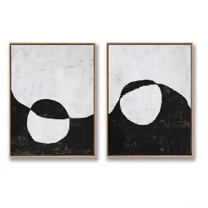 Set of 2 Abstract Landscape Painting P52