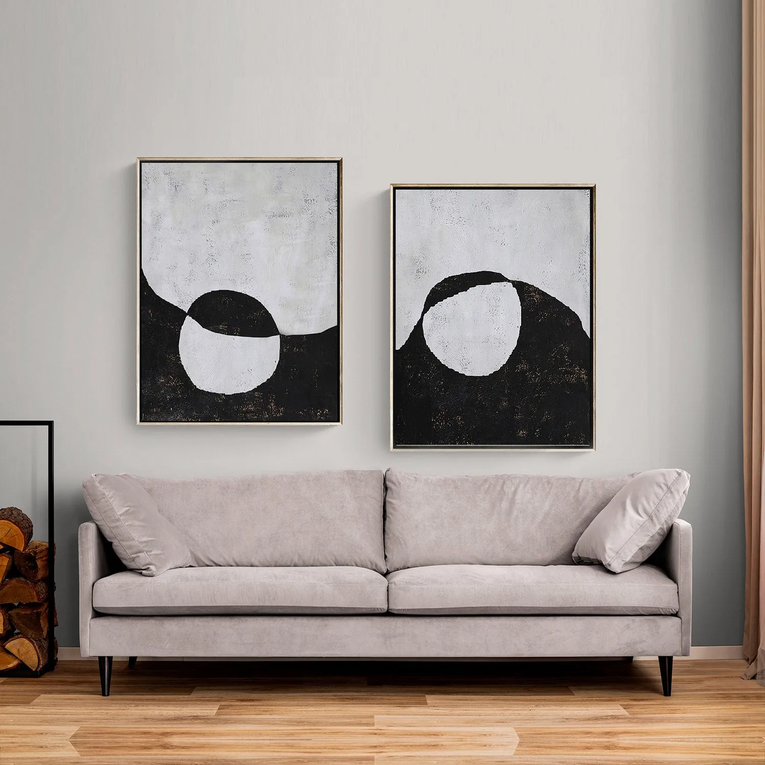 Set of 2 Abstract Landscape Painting P52