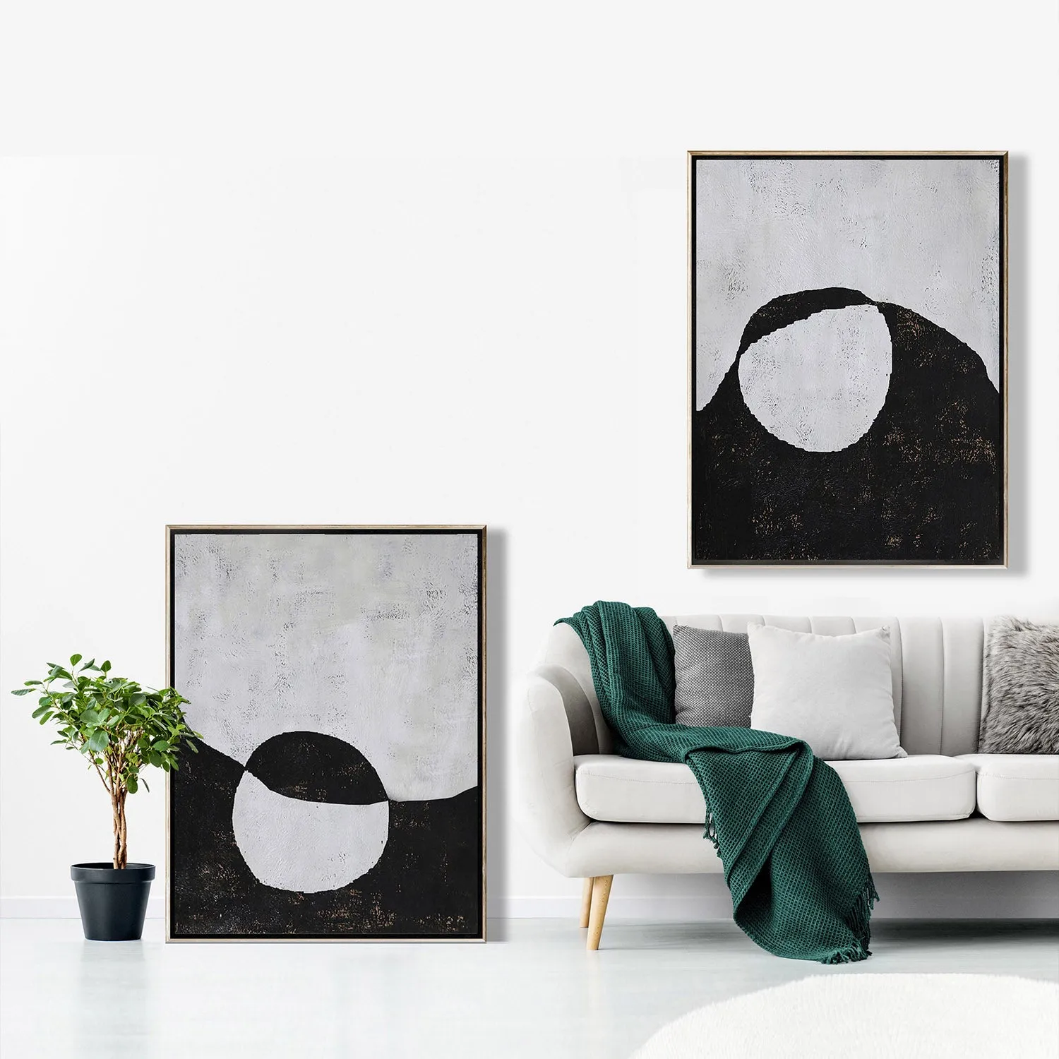 Set of 2 Abstract Landscape Painting P52