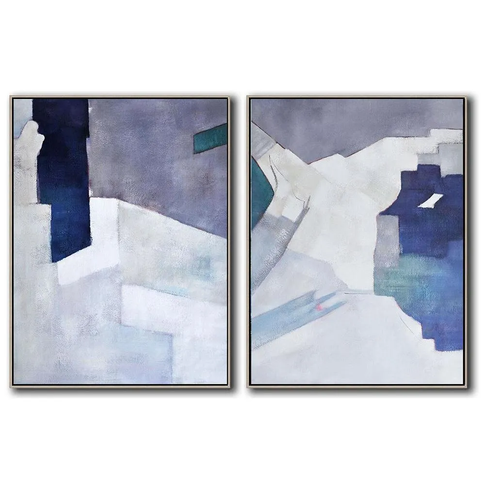 Set of 2 Contemporary Art S105