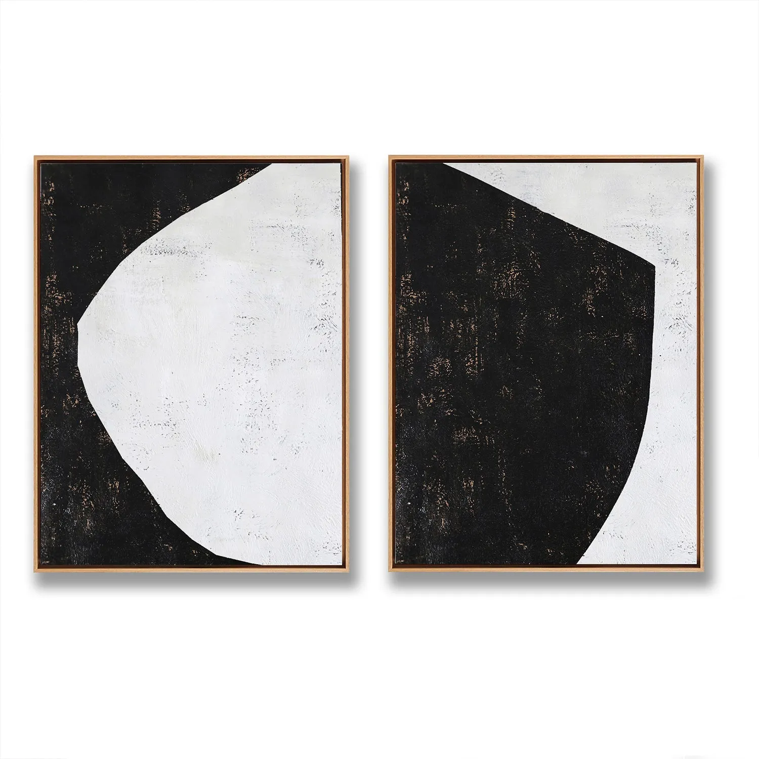 Set of 2 Geometric Painting P47