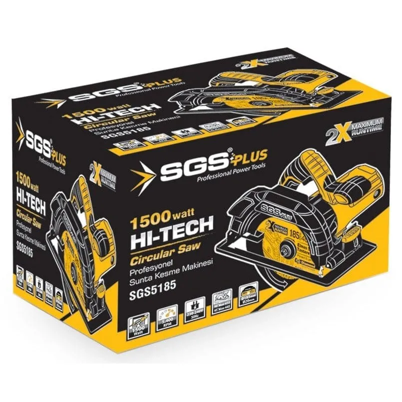 SGS 7" Circular Saw 1500W - SGS5185