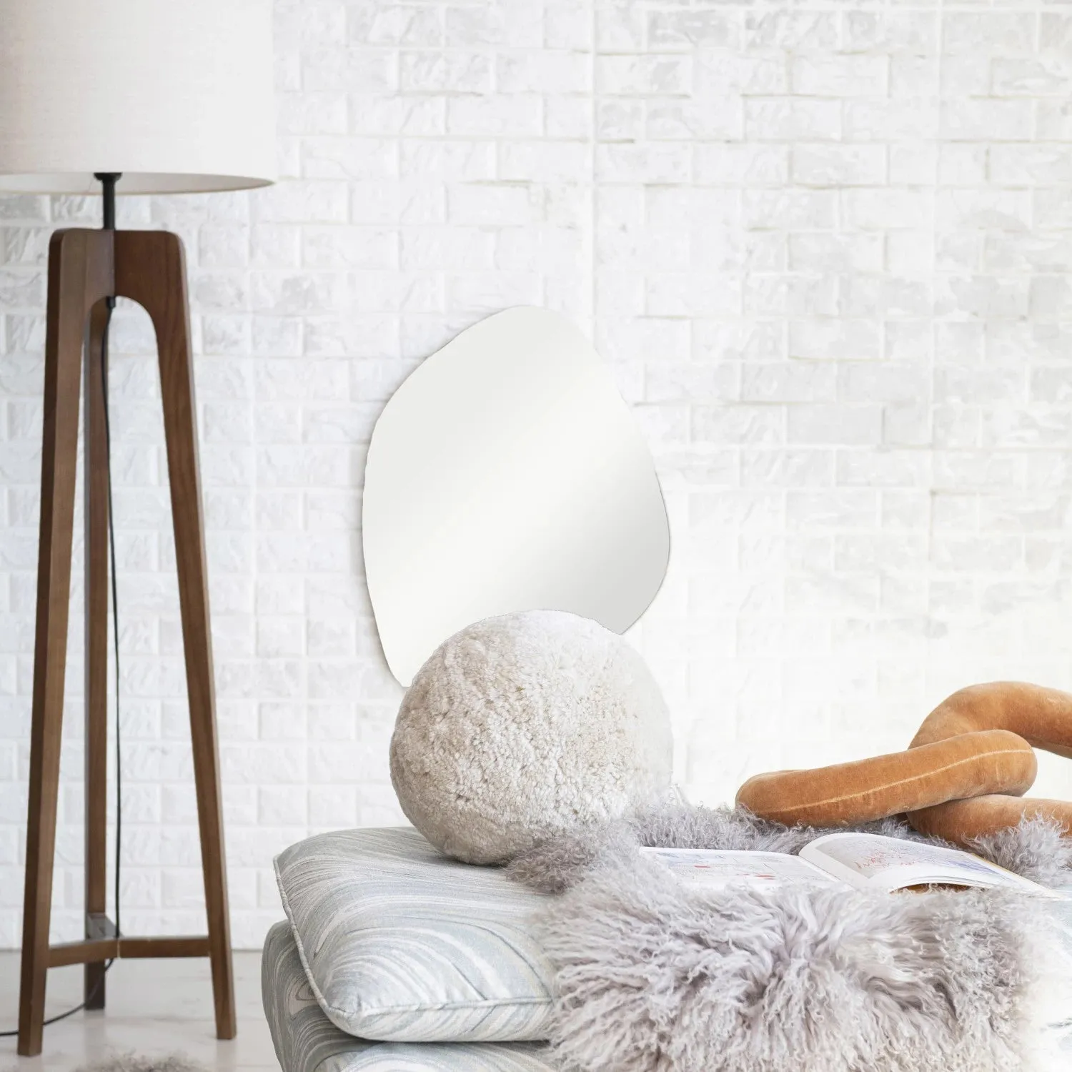 SHEEPSKIN ORB PILLOW