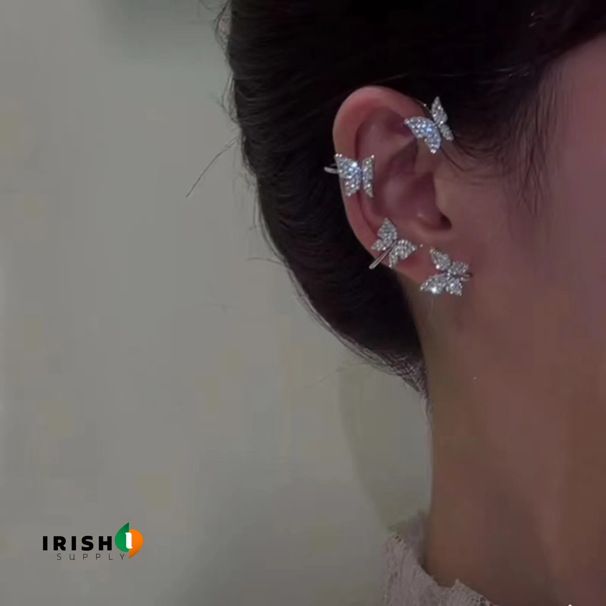 SHYNIQUE Elegant Butterfly Ear Jewelry
