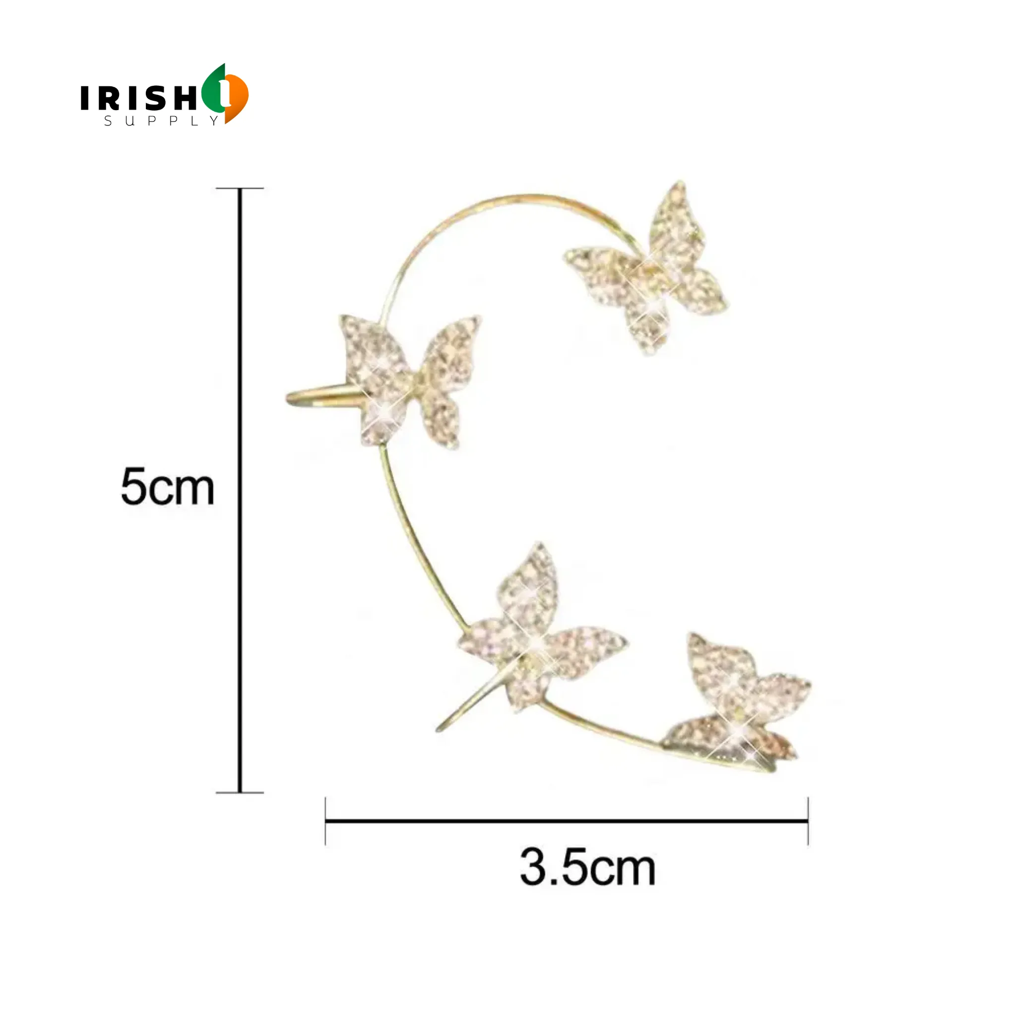 SHYNIQUE Elegant Butterfly Ear Jewelry