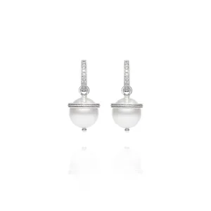 Signature South Sea Pearl Orb Charm Earrings