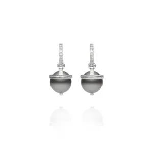 Signature Tahitian Pearl Orb Charm Earrings